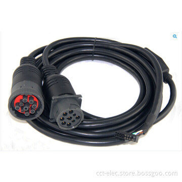 Deutsch 9p Female + Male to 3.0 Housing Cable